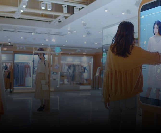 AR Mirrors for Retail Stores